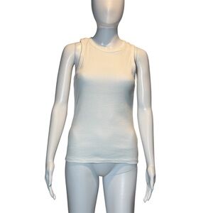 J.Crew Classic White Sleeveless Top size Small